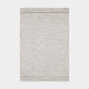 Tapis Prisma Beige motif losanges, design contemporain pour intérieur et extérieur