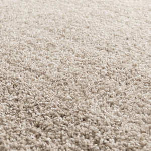 Moquette épaisse Back70 Shaggy beige, longues mèches moelleuses et texture rétro chaleureuse