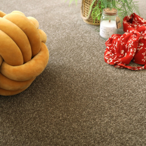 Tapis sur mesure Manège Velours - Marron - chambre