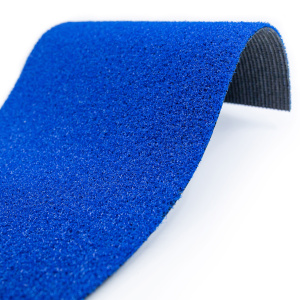 Revêtement de sol événementiel classé feu – gazon synthétique Event Bleu certifié GRS