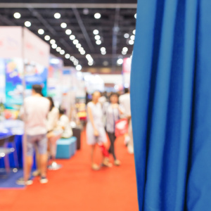 Coton gratté ignifugé couleur bleu - événement