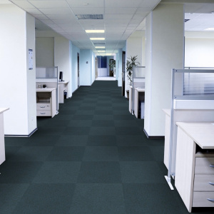 Dalle moquette U3P3 - Bleu marine - Bureau