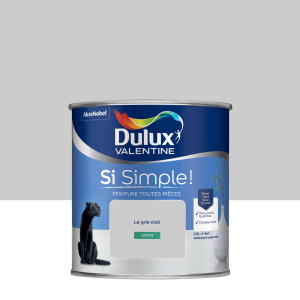Dulux Valentine Si Simple! - Peinture toutes pièces - Satin Le Gris Clair