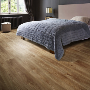Sol Vinyle Textile Black Edition - Aspect parquet chêne naturel - Chambre