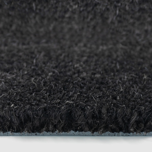 Tapis sur mesure Paillasson Brosse Coco 23mm - Anthracite - tranche