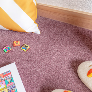 Moquette ultra douce Kawaii Rose ancien avec toucher velours et décoration enfant moderne