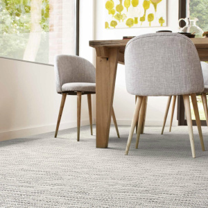 Moquette Tissé plat - Bornéo Blanc - Salon