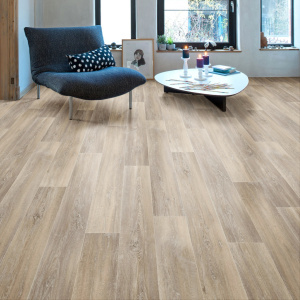 Sol Vinyle Interior - Imitation parquet chêne scandinave blond - salon