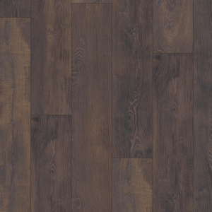 Parquet flottant Stratifié compatible cuisine salle de bain - Chêne brun Cuba