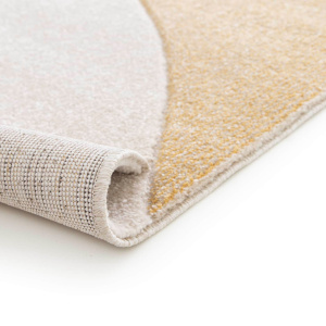 Tapis Onde - Motifs vagues rétro, palette solaire couture résistante et discrète