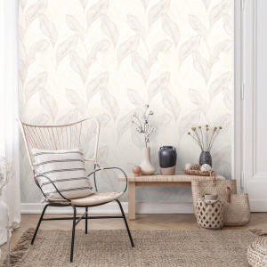 Papier peint expansé sur intissé - Rose gold - Strelitzia - salon