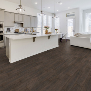 Parquet flottant Stratifié - Cuisine et salle de bain - Lames larges - Chêne Cocoa - cuisine