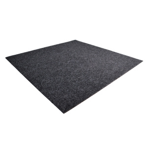 Dalle moquette anthracite 1 x 1 m pour protection du sol en usage événementiel