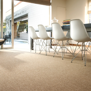 Moquette Tissé plat - Lombok Naturel - Salle à manger