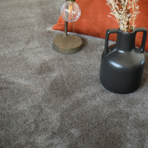 Tapis sur mesure doux Hypnose marron brun