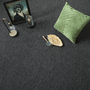 Moquette Tissé plat Nusa couleur gris ardoise - vue de loin