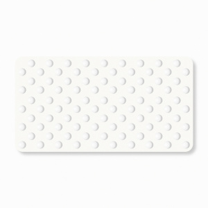 Dalle podotactile - Blanc - PMR ERP 800x420 mm conforme à la norme accessibilité PMR