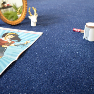 Moquette Pailletée Flash - Bleu Marine