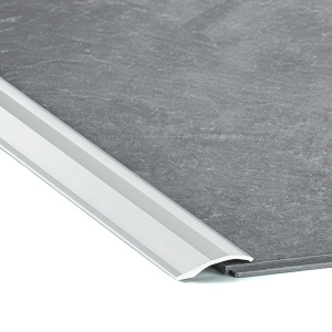 Barre de Seuil de porte Romus adhésif 100 cm - Couvre joint - Alu incolore