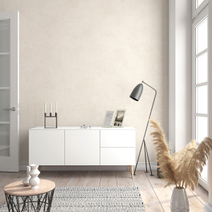 Papier peint vinyle sur intissé - Nature colors - Toile crème fouettée - salon