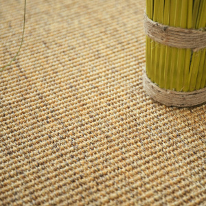 Sisal Yucatan Chaume vue de haut fibres naturelles régulières