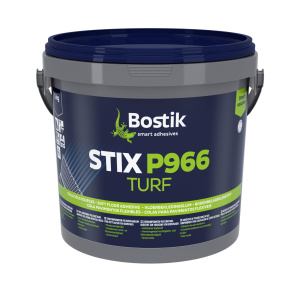 Colle Bostik bi-composante STIX P966 - Pot de 6 kg, seau de colle polyuréthane pour la pose de gazon synthétique en intérieur et extérieur
