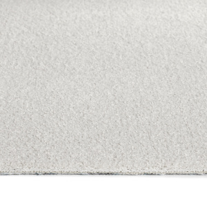 Kawaii Gris perle polyamide recyclé, vue rapprochée de la fibre douce et dense