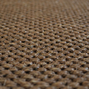 Revêtement sisal Kidara grosses boucles - Bronze - vue de près