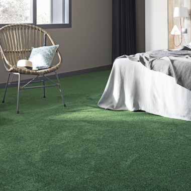 Moquette Velours - Feelings Balsan - Vert Brocéliande 280 - chambre