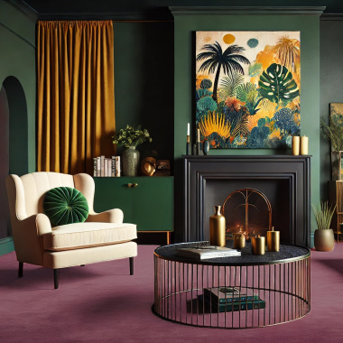 Moquette bureau résistante aux taches Chromaluxe rose boudoir