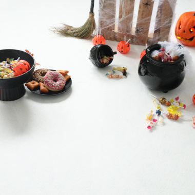 Moquette Stand Expo - Blanc - vue de près