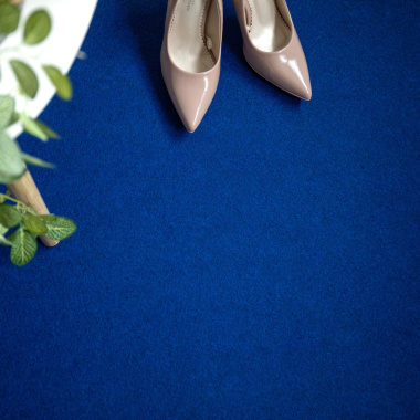 Moquette stand professionnel Stand Event Bleu roi, solution petit budget