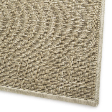 Tapis d'intérieur ou d'extérieur aspect sisal - Cajun - Beige - coté du tapis