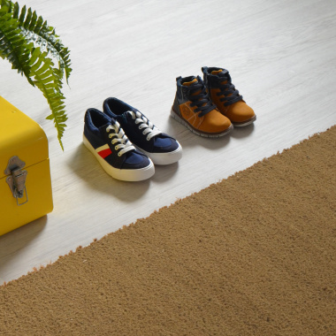 Paillasson - Tapis brosse Coco - Écru - Ep. 23mm - entrée