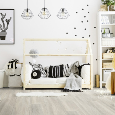 Lame vinyle Gerflor - Creation 40 rigid acoustic à clipser - Bostonian oak Beige - chambre enfant