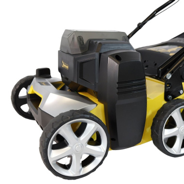 Détail de la structure robuste de la brosseuse Garland