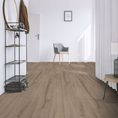 Parquet flottant Stratifié KronoSwiss Noblesse V4 Chêne Rift 5G - couloir