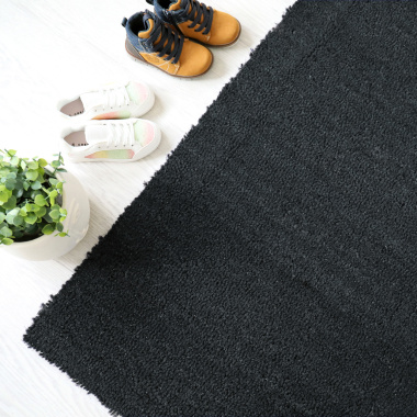 Tapis sur mesure Paillasson Brosse Coco 17mm - Blue Jeans - Vue de loin