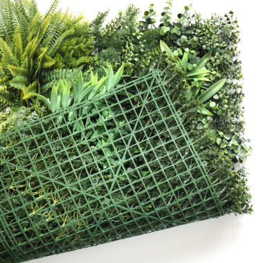 Structure quadrillée et souple 1m x 1m pour accrochage du mur végétal Printemps poétique