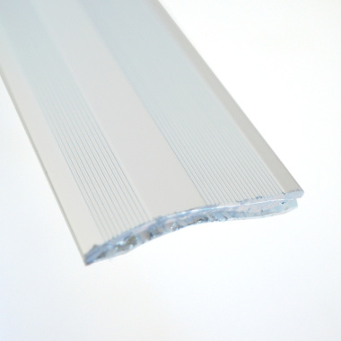 Barre de Seuil de porte Romus adhésif 100 cm - Couvre joint - Alu incolore