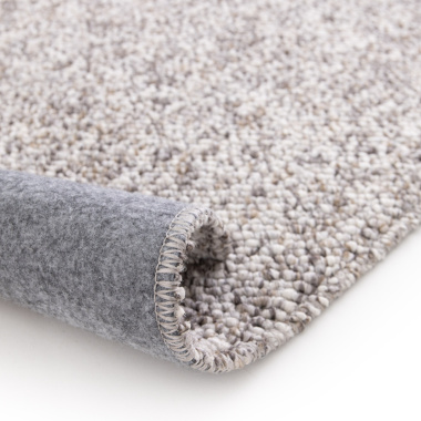 Tapis de salon ou chambre Bouclette café chocolat - envers