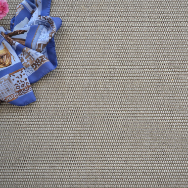 Moquette Tissé plat - Lombok Silver - vue de haut