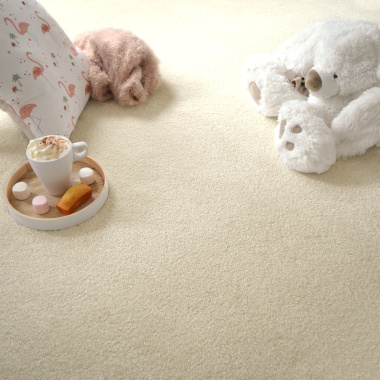 Tapis sur mesure Select beige clair - vue de loin