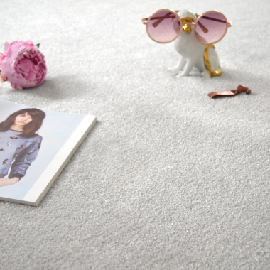 Tapis sur mesure Paillettes Star gris - chambre