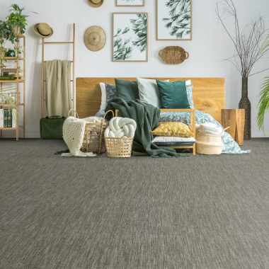 Moquette tissé plat Timor silver - chambre