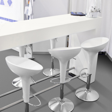 Moquette Stand Expo - Gris - Salon