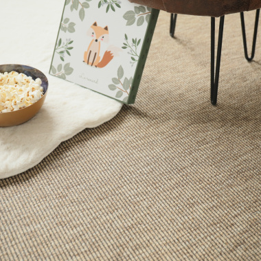 Tissé plat Nusa couleur Beige - chambre