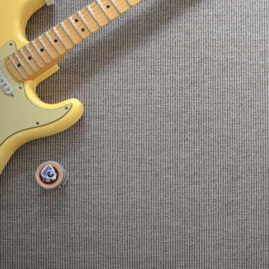 Moquette Tissé plat - Mahé - Silver - Vue du dessus