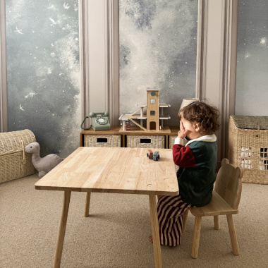 Moquette pure laine Killoo - Grège - chambre enfant - partenariat