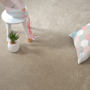 Tapis sur mesure Select marron tendre - vue de loin